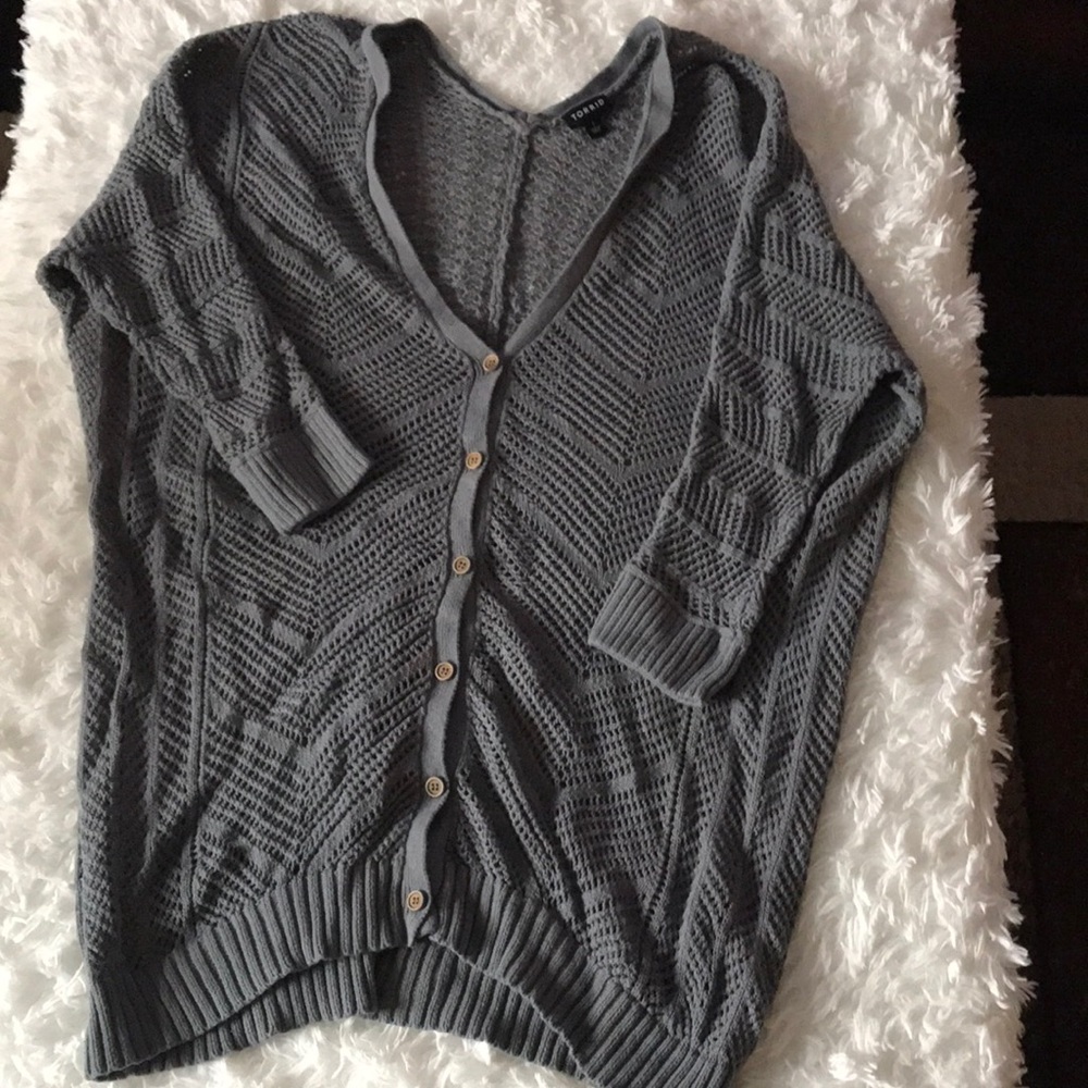 Torrid  button up cardigan Super cute!